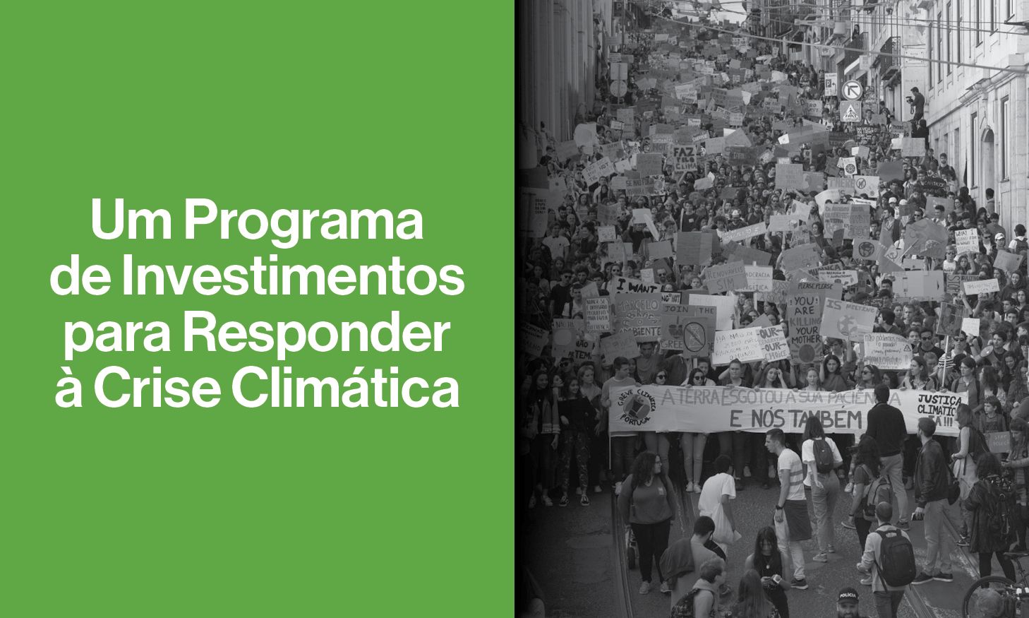 Capítulo 2 - Um programa de investimentos para responder à crise climática
